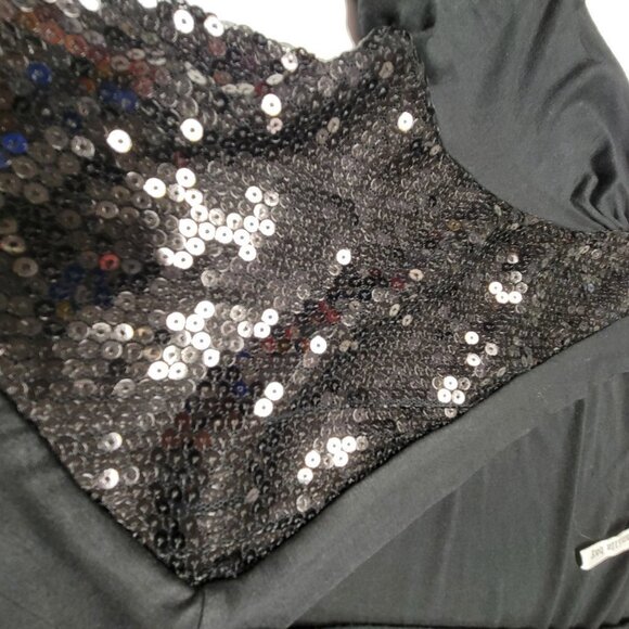 Black Sequin Bolero Size M - Picture 4 of 9